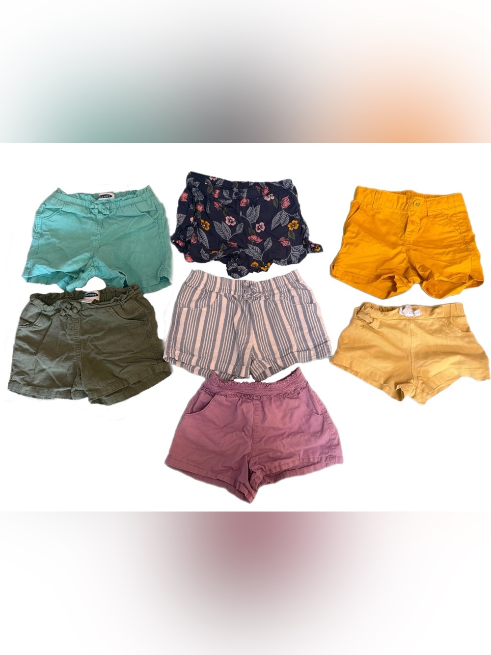 4T–5T Girls Shorts Bundle | 7 Pairs Old Navy Carter’s
